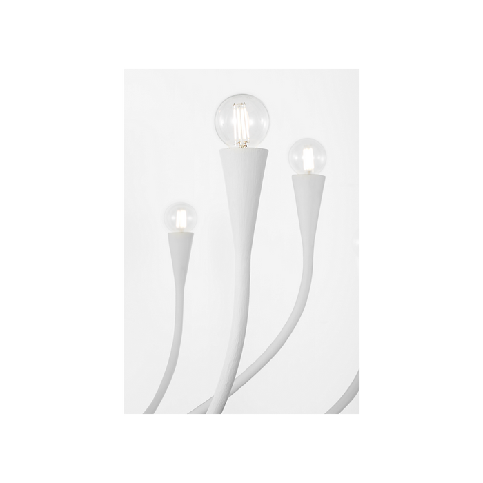 Marini LED Chandelier Plaster White