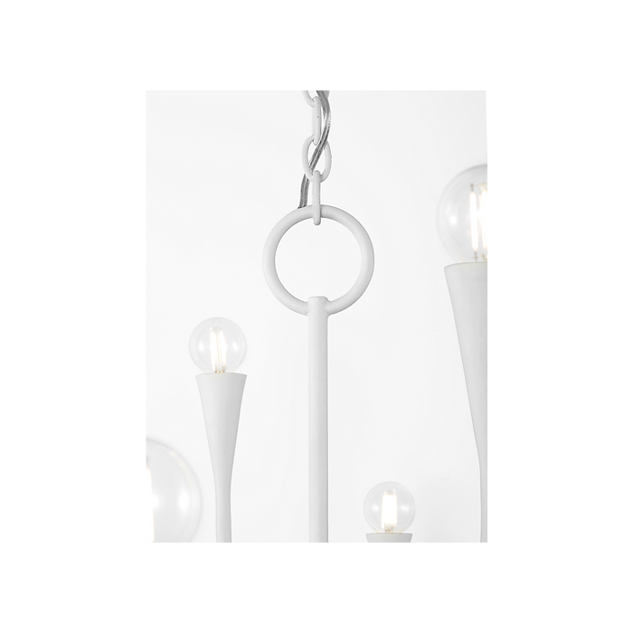 Marini LED Chandelier Plaster White