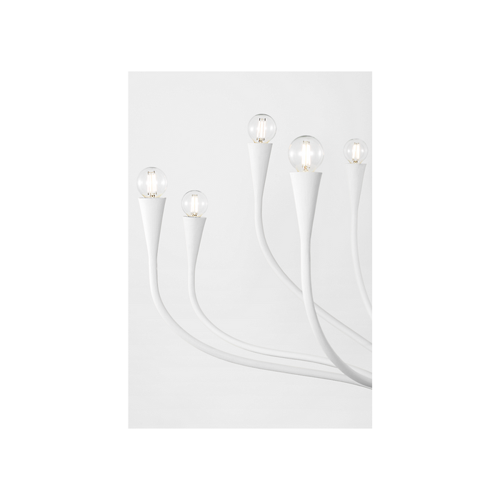 Marini LED Chandelier Plaster White
