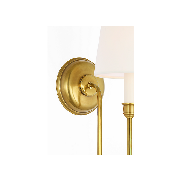 Visual Comfort Signature - TOB 2425HAB-L - LED Wall Sconce - Vendome - Hand-Rubbed Antique Brass
