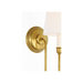 Visual Comfort Signature - TOB 2425HAB-L - LED Wall Sconce - Vendome - Hand-Rubbed Antique Brass