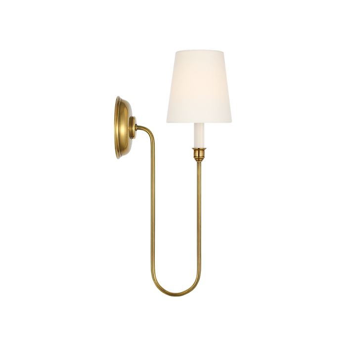 Visual Comfort Signature - TOB 2425HAB-L - LED Wall Sconce - Vendome - Hand-Rubbed Antique Brass