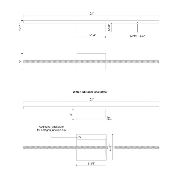 Vega Minor LED Wall Sconce Brushed Gold-Sconces-Kuzco Lighting-Lighting Design Store