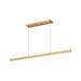 Vega LED Pendant Brushed Gold-Linear/Island-Kuzco Lighting-Lighting Design Store