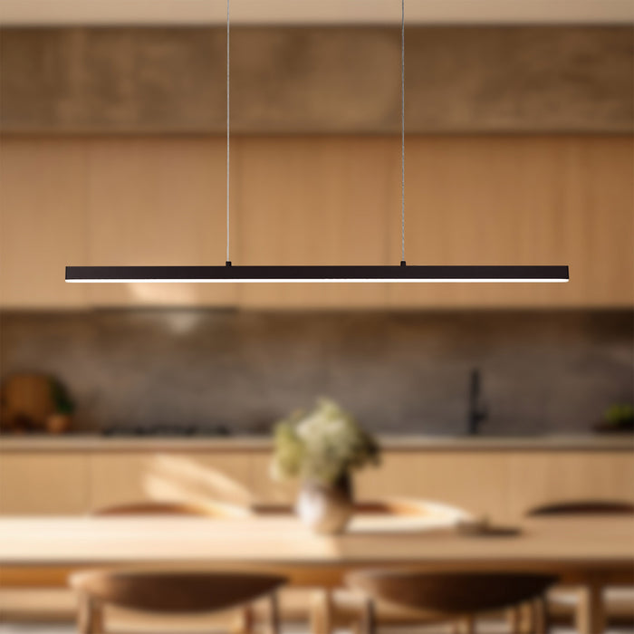 Vega LED Pendant Black-Linear/Island-Kuzco Lighting-Lighting Design Store