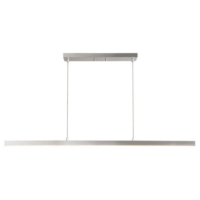 Vega LED Pendant Brushed Nickel-Linear/Island-Kuzco Lighting-Lighting Design Store
