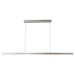 Vega LED Pendant Brushed Nickel-Linear/Island-Kuzco Lighting-Lighting Design Store