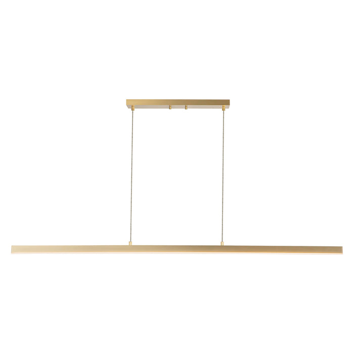 Vega LED Pendant Brushed Gold-Linear/Island-Kuzco Lighting-Lighting Design Store