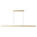 Vega LED Pendant Brushed Gold-Linear/Island-Kuzco Lighting-Lighting Design Store