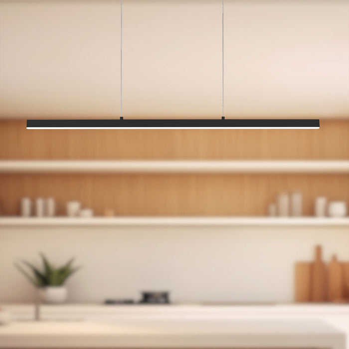 Vega LED Pendant Black-Linear/Island-Kuzco Lighting-Lighting Design Store