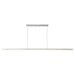 Vega LED Pendant Brushed Nickel-Linear/Island-Kuzco Lighting-Lighting Design Store