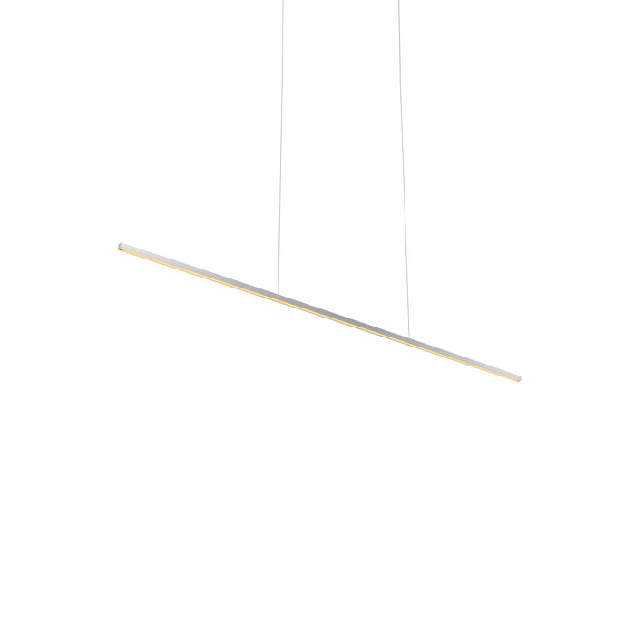 Vega Minor LED Linear Pendant Brushed Nickel-Linear/Island-Kuzco Lighting-Lighting Design Store