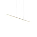 Vega Minor LED Linear Pendant Brushed Nickel-Linear/Island-Kuzco Lighting-Lighting Design Store