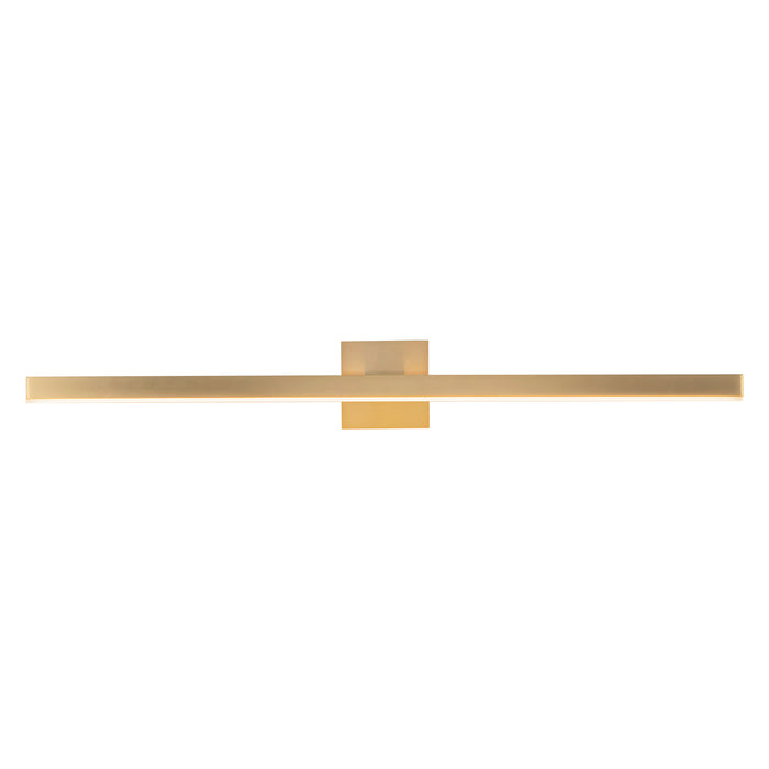 Vega LED Vanity Brushed Gold-Bathroom Fixtures-Kuzco Lighting-Lighting Design Store