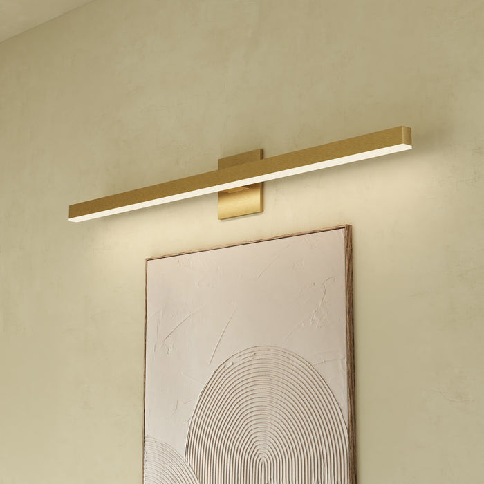 Vega LED Bathroom Fixture Brushed Gold-Bathroom Fixtures-Kuzco Lighting-Lighting Design Store