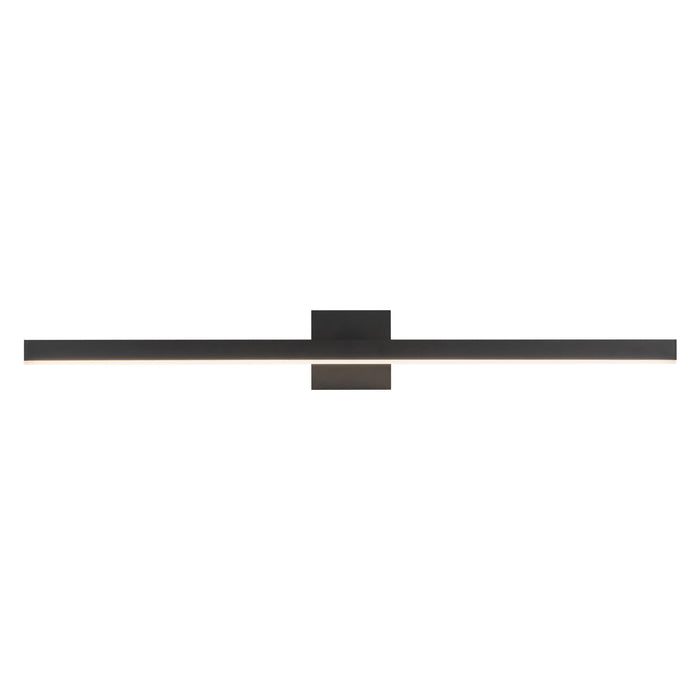 Vega LED Bathroom Fixture Black-Bathroom Fixtures-Kuzco Lighting-Lighting Design Store