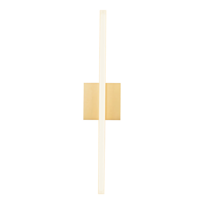 Vega LED Wall Sconce Brushed Gold-Bathroom Fixtures-Kuzco Lighting-Lighting Design Store