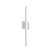 Vega LED Wall Sconce Brushed Nickel-Sconces-Kuzco Lighting-Lighting Design Store