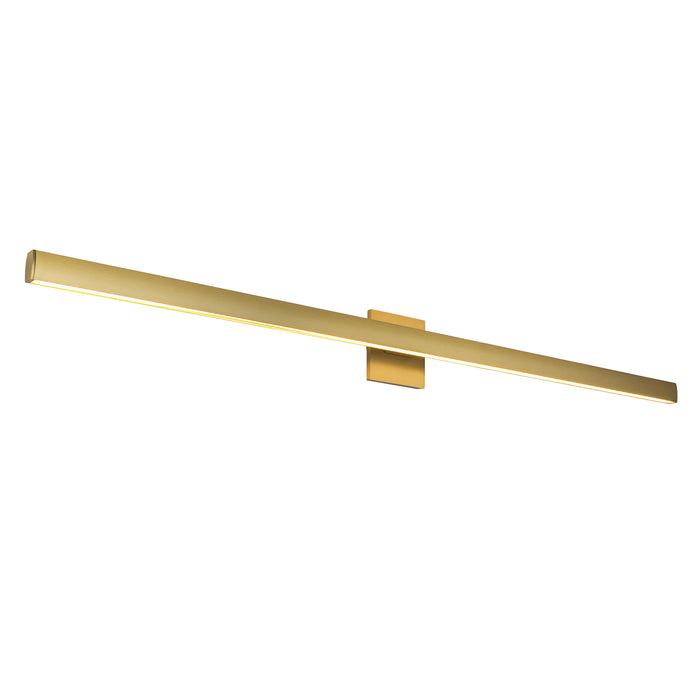 Vera LED Vanity Light Brushed Gold-Bathroom Fixtures-Kuzco Lighting-Lighting Design Store