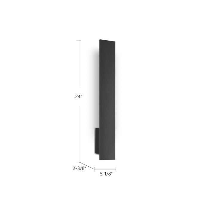 Vesta LED Wall Sconce Black-Sconces-Kuzco Lighting-Lighting Design Store