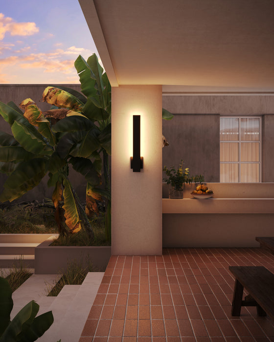 Vesta LED Wall Sconce Black-Sconces-Kuzco Lighting-Lighting Design Store