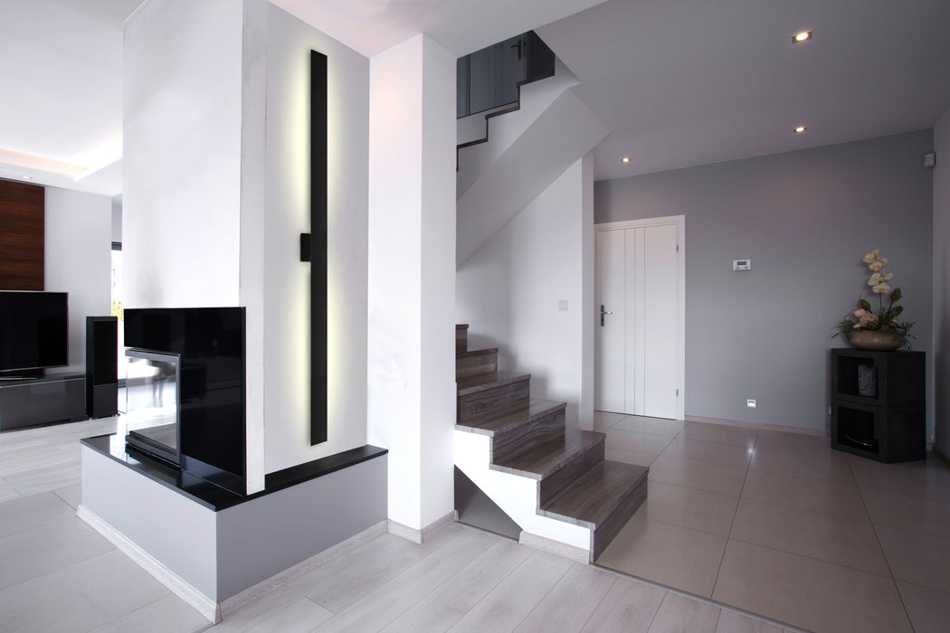 Vesta LED Wall Sconce Black-Sconces-Kuzco Lighting-Lighting Design Store