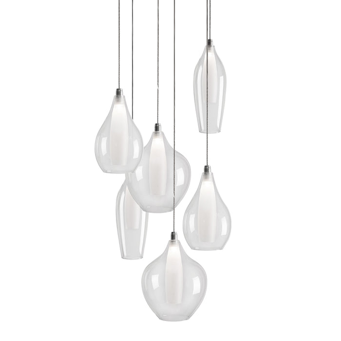 Victoria LED Pendant Chrome-Mini Pendants-Kuzco Lighting-Lighting Design Store