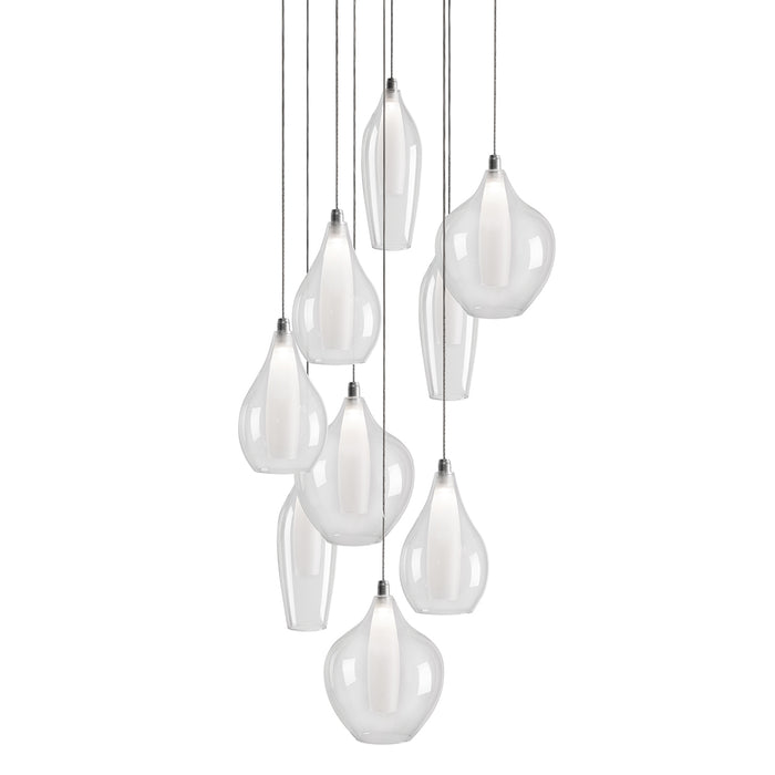 Victoria LED Pendant Chrome-Mini Pendants-Kuzco Lighting-Lighting Design Store