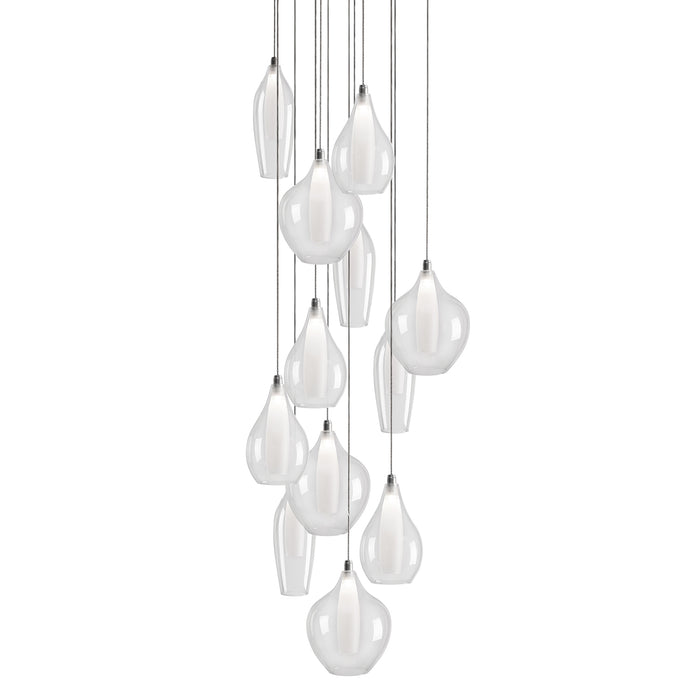 Victoria LED Pendant Chrome-Mini Pendants-Kuzco Lighting-Lighting Design Store