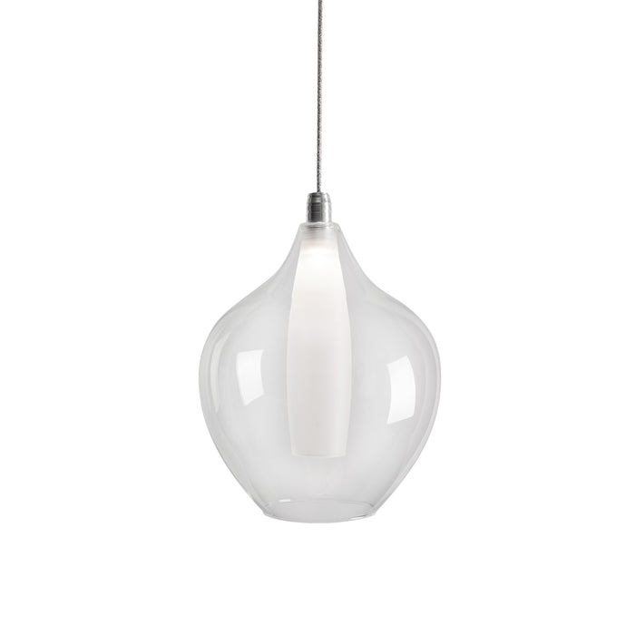 Victoria LED Pendant Chrome-Mini Pendants-Kuzco Lighting-Lighting Design Store