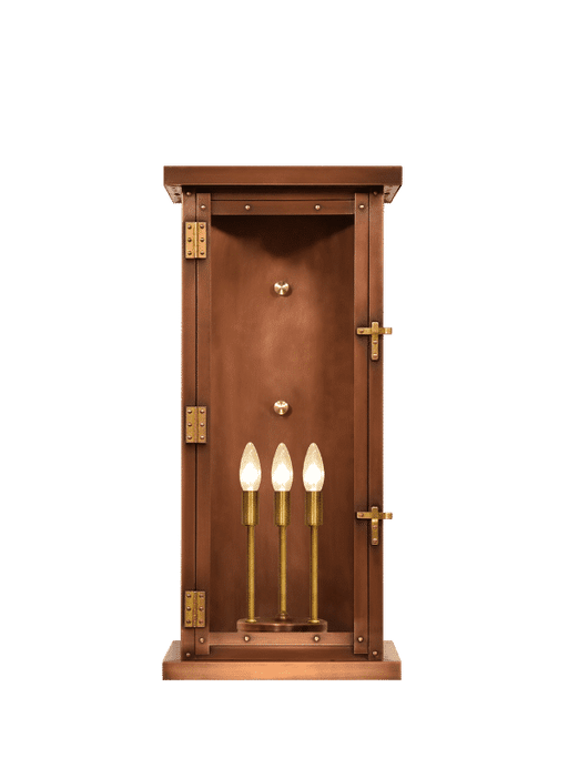 Coppersmith - VR-29E - Viera Flush Electric Outdoor Wallsconce - Copper