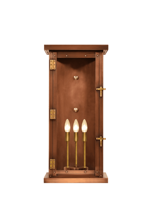 Coppersmith - VR-29E - Viera Flush Electric Outdoor Wallsconce - Copper