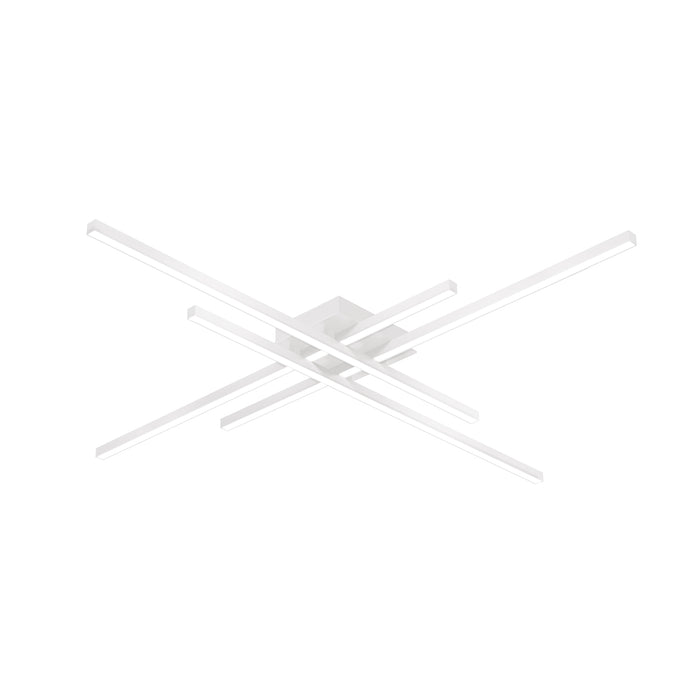 Vega Minor LED Flush Mount White-Flush Mounts-Kuzco Lighting-Lighting Design Store