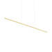 Vega Minor LED Linear Pendant Brushed Gold-Linear/Island-Kuzco Lighting-Lighting Design Store
