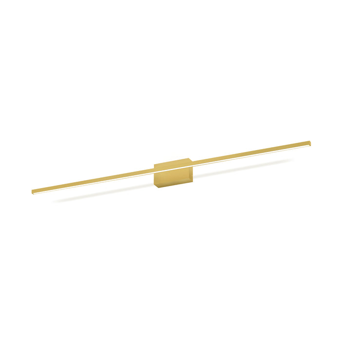 Vega Minor LED Vanity Brushed Gold-Bathroom Fixtures-Kuzco Lighting-Lighting Design Store
