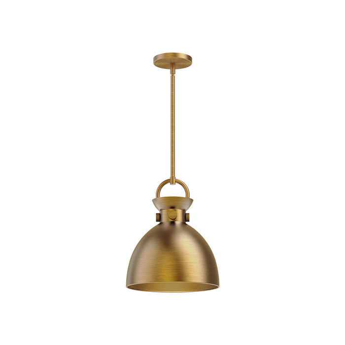 Waldo One Light Pendant Aged Gold-Mini Pendants-Alora-Lighting Design Store