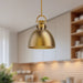 Waldo One Light Pendant Aged Gold-Mini Pendants-Alora-Lighting Design Store