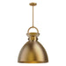 Waldo One Light Pendant Aged Gold-Pendants-Alora-Lighting Design Store