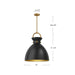 Waldo One Light Pendant Aged Gold-Pendants-Alora-Lighting Design Store