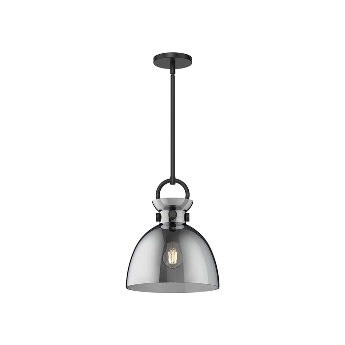 Waldo One Light Pendant Matte Black/Smoked-Mini Pendants-Alora-Lighting Design Store