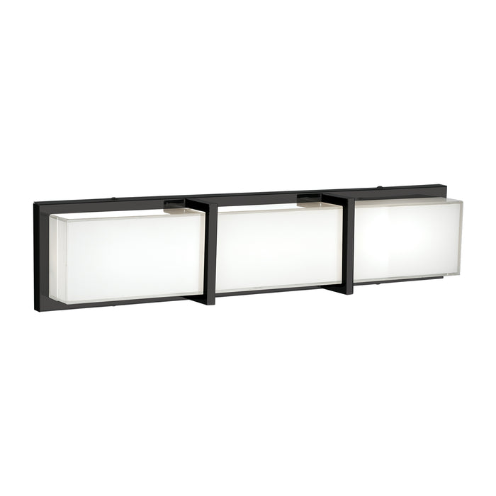 Watford LED Bathroom Fixture Black-Bathroom Fixtures-Kuzco Lighting-Lighting Design Store