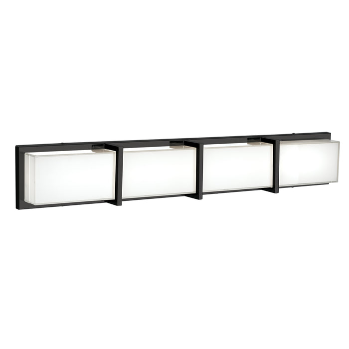Watford LED Bathroom Fixture Black-Bathroom Fixtures-Kuzco Lighting-Lighting Design Store