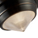 Willard One Light Flush Mount Urban Bronze/Prismatic Glass-Flush Mounts-Alora-Lighting Design Store
