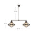 Willard Two Light Linear Pendant Urban Bronze/Prismatic Glass-Linear/Island-Alora-Lighting Design Store