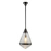 Willard One Light Pendant Urban Bronze/Prismatic Glass-Pendants-Alora-Lighting Design Store