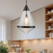 Willard One Light Pendant Urban Bronze/Prismatic Glass-Pendants-Alora-Lighting Design Store