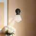 Willard One Light Wall Sconce Urban Bronze/Opal Matte Glass-Sconces-Alora-Lighting Design Store