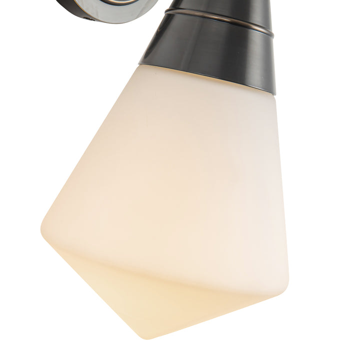 Willard One Light Wall Sconce Urban Bronze/Opal Matte Glass-Sconces-Alora-Lighting Design Store