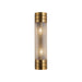 Willard Two Light Vanity Vintage Brass/Prismatic Glass-Bathroom Fixtures-Alora-Lighting Design Store