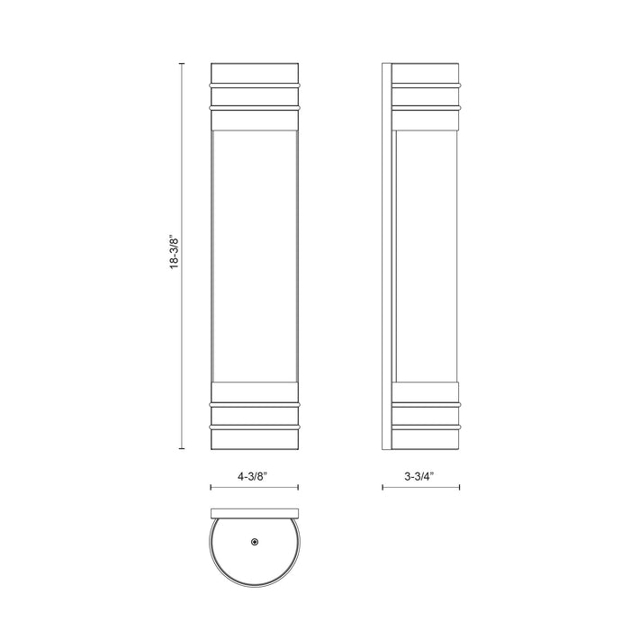 Willard Two Light Vanity Vintage Brass/Prismatic Glass-Bathroom Fixtures-Alora-Lighting Design Store